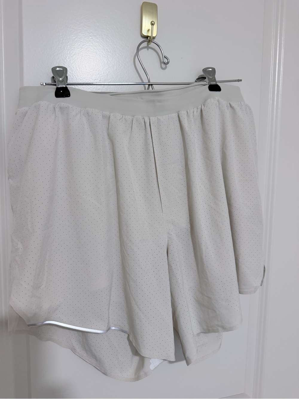 lululemon athletica White Men's Perforated Athletic Shorts
